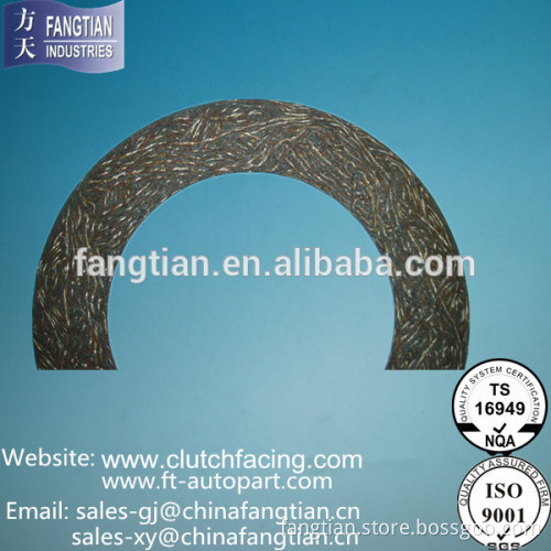 Copper Wire Non-asbest0s Clutch Facings F-0449D For Passenger Cars